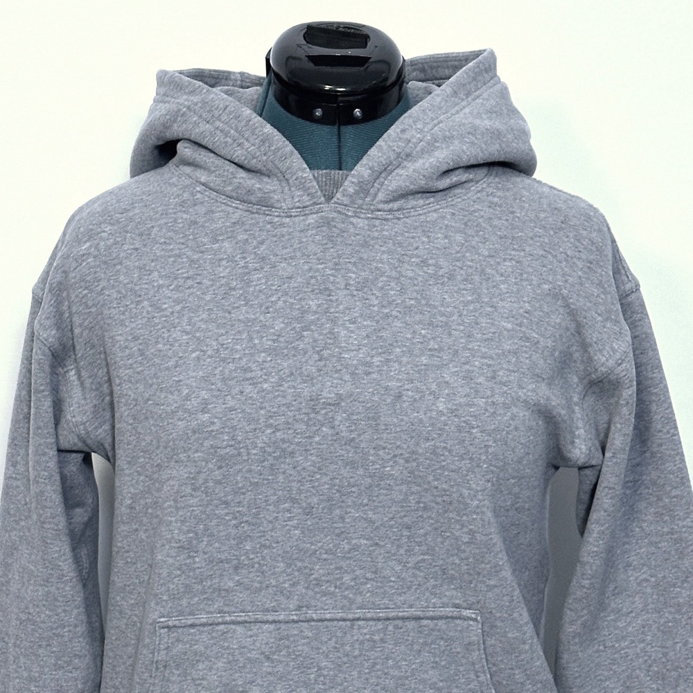 Lululemon Hoodie Womens‎ Medium Gray Fleece Pullover Kangaroo Pocket Soft - Picture 2 of 9